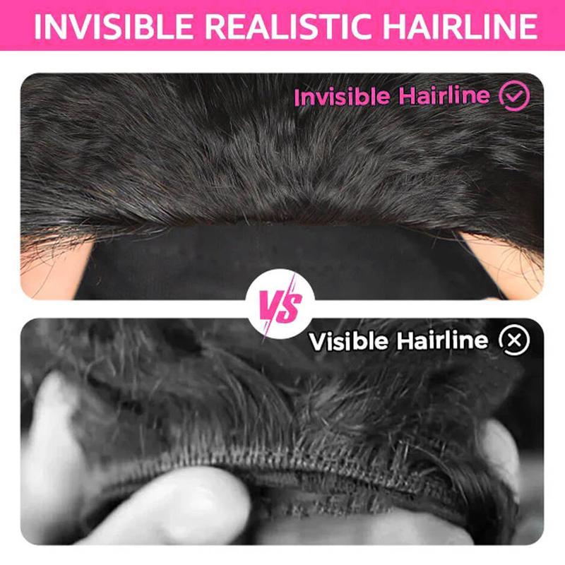 3 IN 1 Half Wig Human Hair Curly 220% Density Glueless Kinky Curly Wigs with Headband Upgrade Seamless Clip Ins Flip Over Design