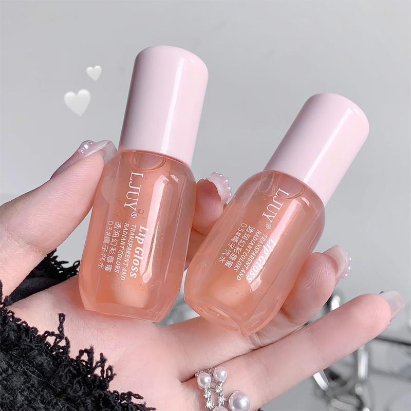 3/6/9 Counts Lip Oil Lip Balm, 3 Counts/set Moisturizing Lip Glaze, Glossy & Non-sticky Lip Stick, Plumping Lip Oil Lip Stick Cosmetic for Girls & Women, Makeup,Back to School Gifts for Students Daily