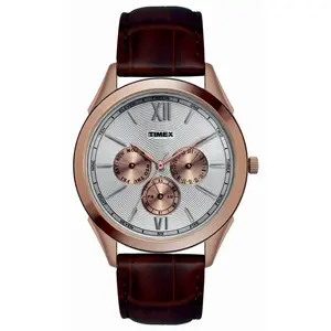 TIMEX Leather Chronograph Mens Watch