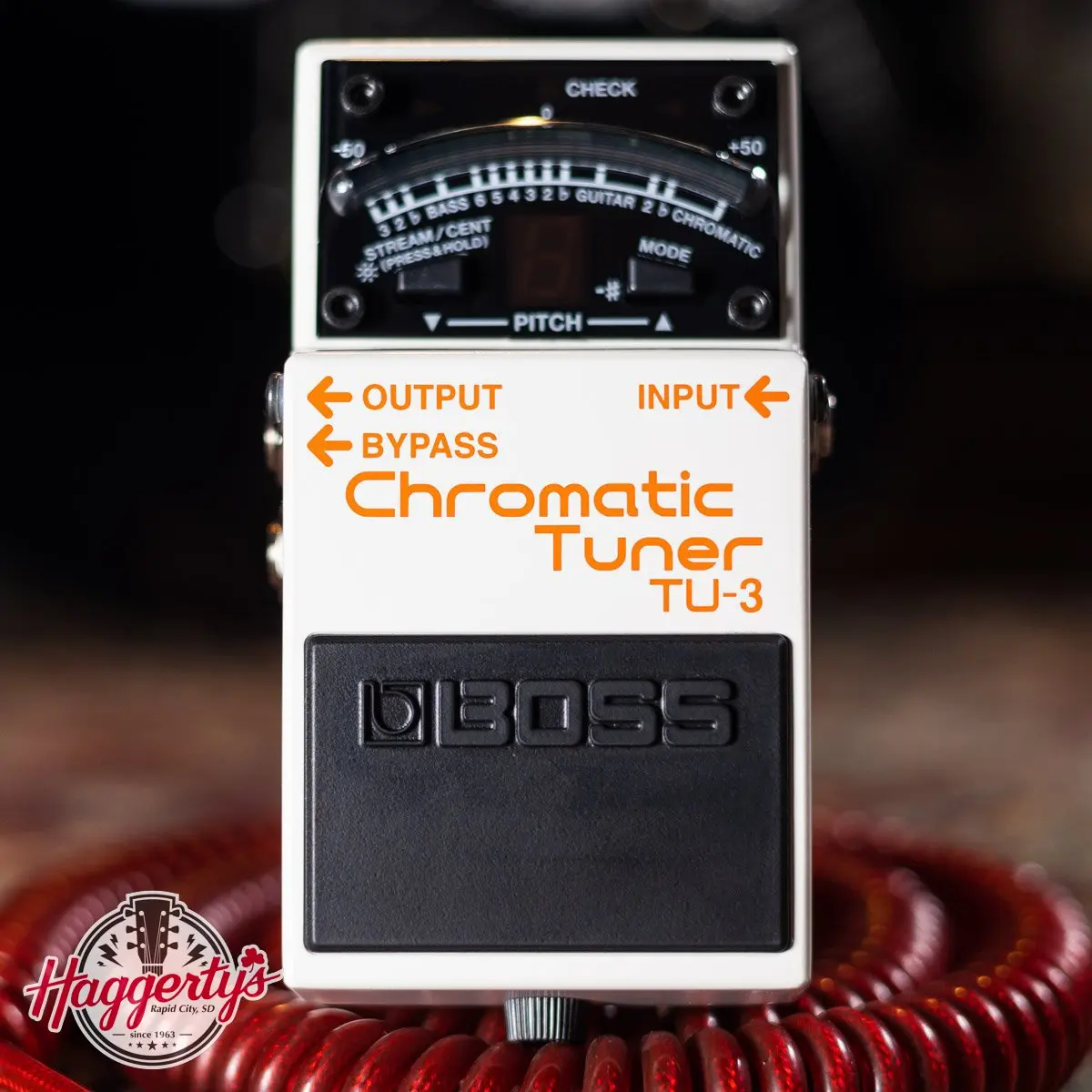 Boss TU-3 Chromatic Tuner Pedal with Bypass Boss TU-3 Chromatic Tuner Pedal with Bypass
