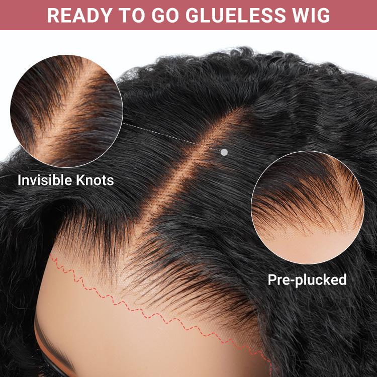 [Spring Essential] Wiggins Hair Short Curly Wigs 7x4 Pre Cut Ready To Go Glueless Wigs Ready To Wear Human Hair Beginners Friendly 13x4 Lace Frontal Wigs #SpringStatements #WeeklyDeals