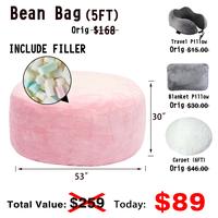 5FT Pink (Include Filler U-pillow Blanket Carpet)