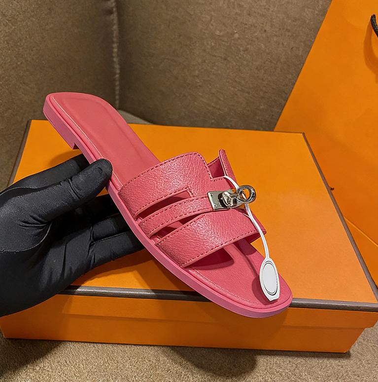 Women's Flat Slippers with Metal Buckle - Stylish & Versatile Spring/Summer New Arrivals SpringStatements