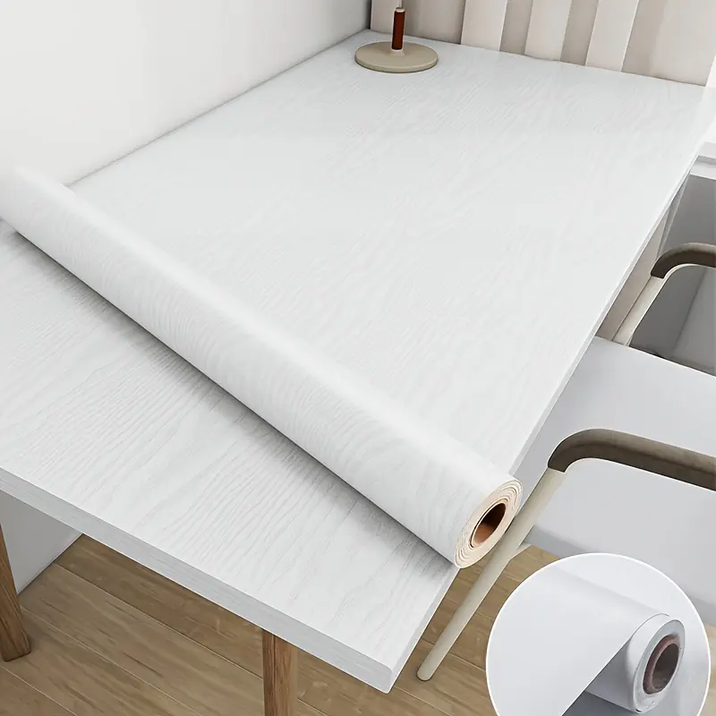 Natural Look Peel & Stick Wood Grain Self-Adhesive Wallpaper - Waterproof, Removable Home Decor Sticker for Cabinets, Countertops