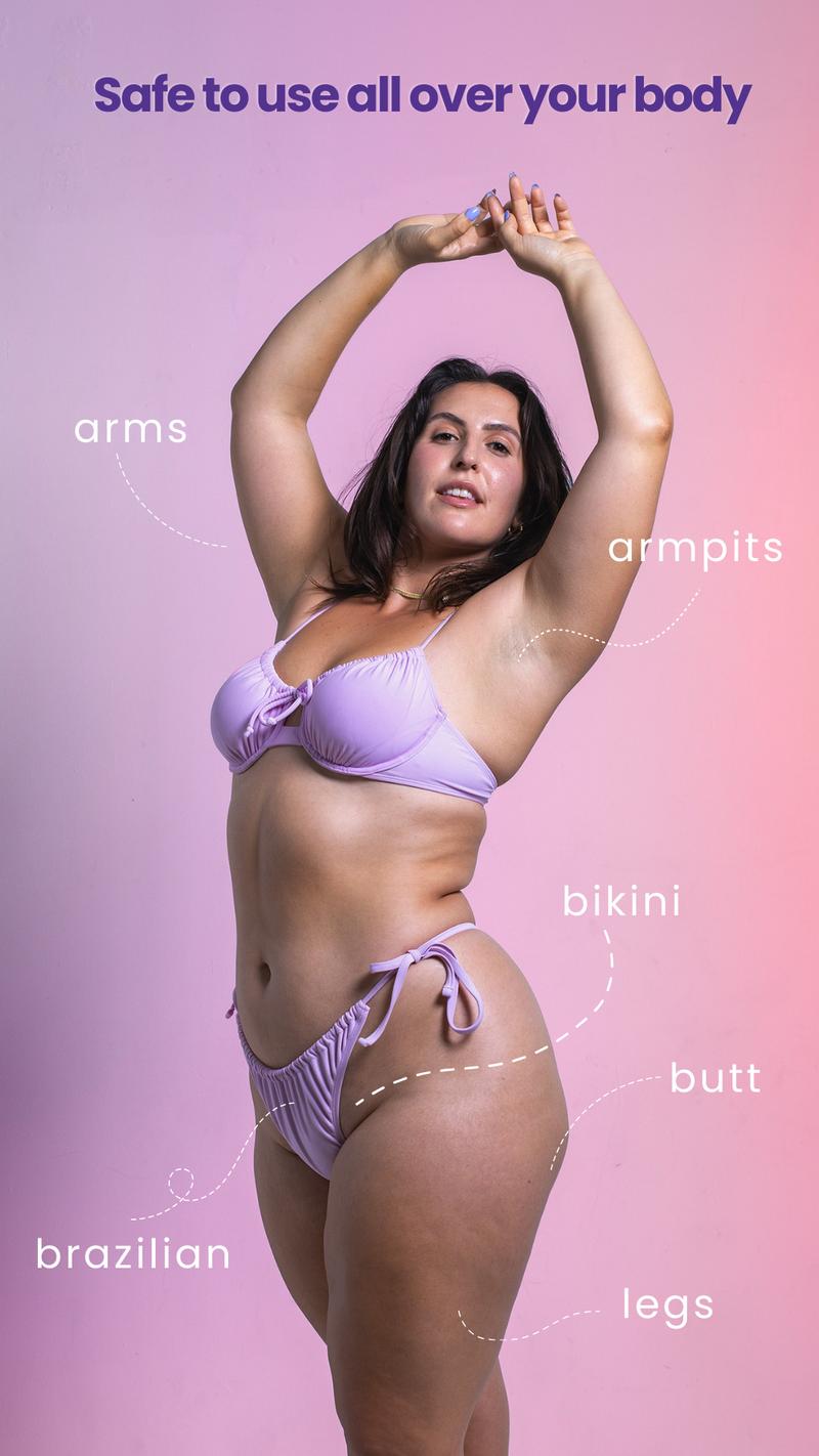 Complete Waxing Kit Set by Tress Wellness | Safe for Full Body Waxing | Armpit, Face, Legs, Brazilian and Bikini Waxing at home | At Home Waxing Kits for Women & Men | Sensitive Skin | Body Care | Waxing Hair Removal