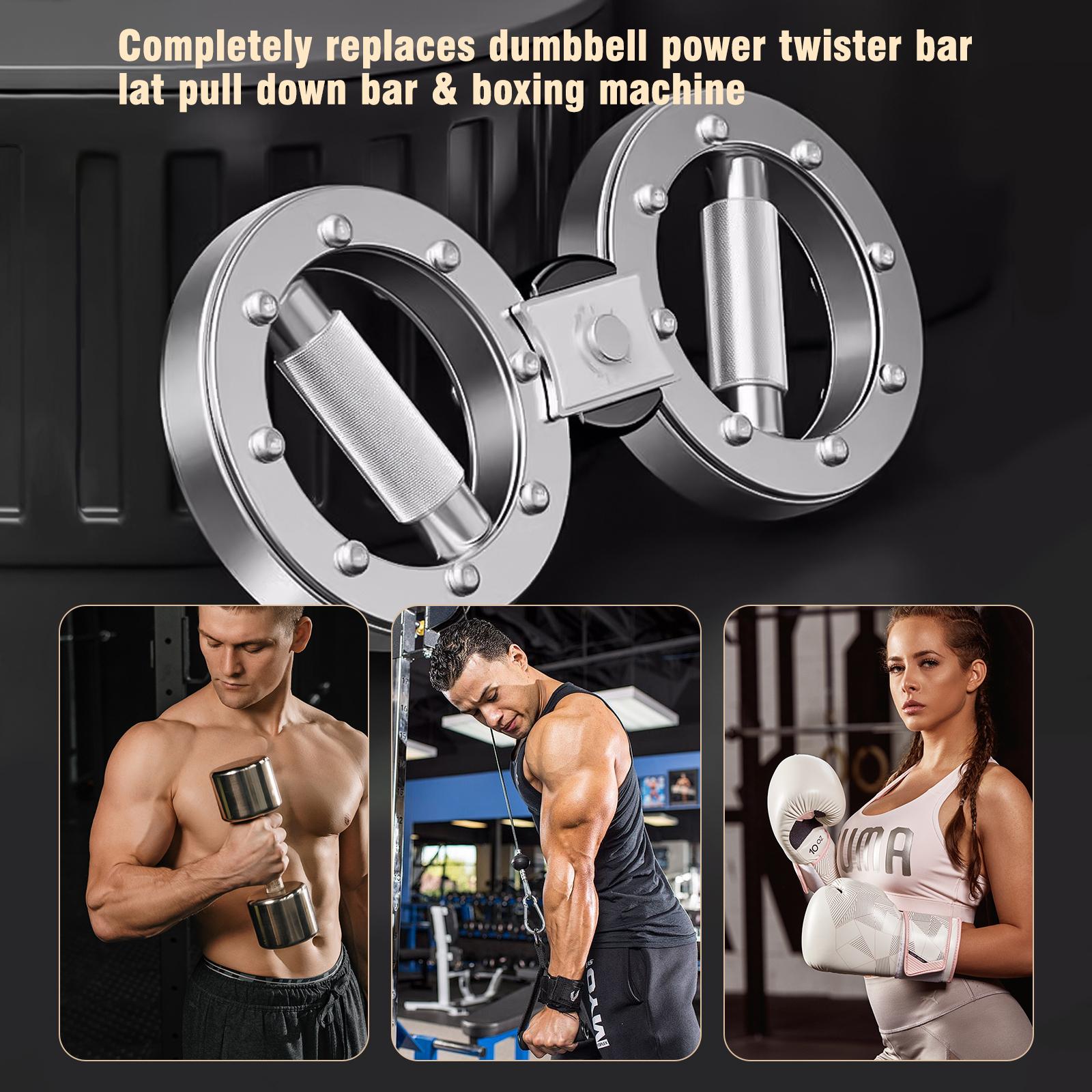 【Featured TikTok Products】S.Y.Home&Outdoor Arm Trainer-Spinning Rotator Burn Machine, 12LB Arm Exercise Equipment with Adjustable Resistance, Forearm Trainer for Boxing，Arm Twister with Flex Core Trainer, chest workout Training Explosive Power#BlackFriday