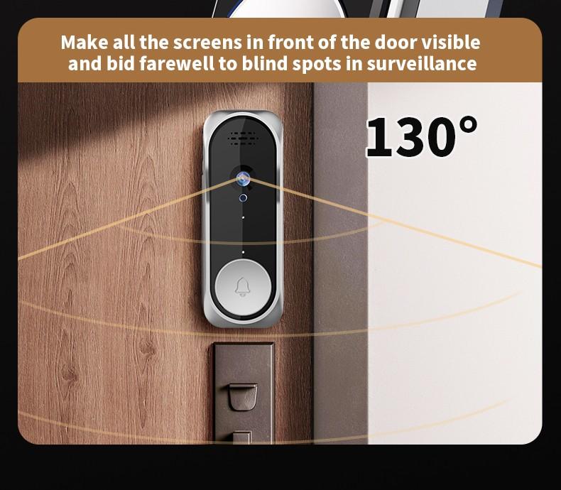 No WiFi Video Doorbell with Monitor – Wireless Doorbell Camera, Two-Way Talk, Night Vision, No App, No Monthly Fees