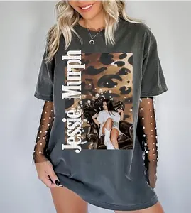 Vintage Jessie Murph Worldwide Hysteria Tour 2026 T-Shirt, Blue Strips Shirt, Retro Music,Jessie Murph Merch ,Music Concert Tee, 90s Fan Gifts