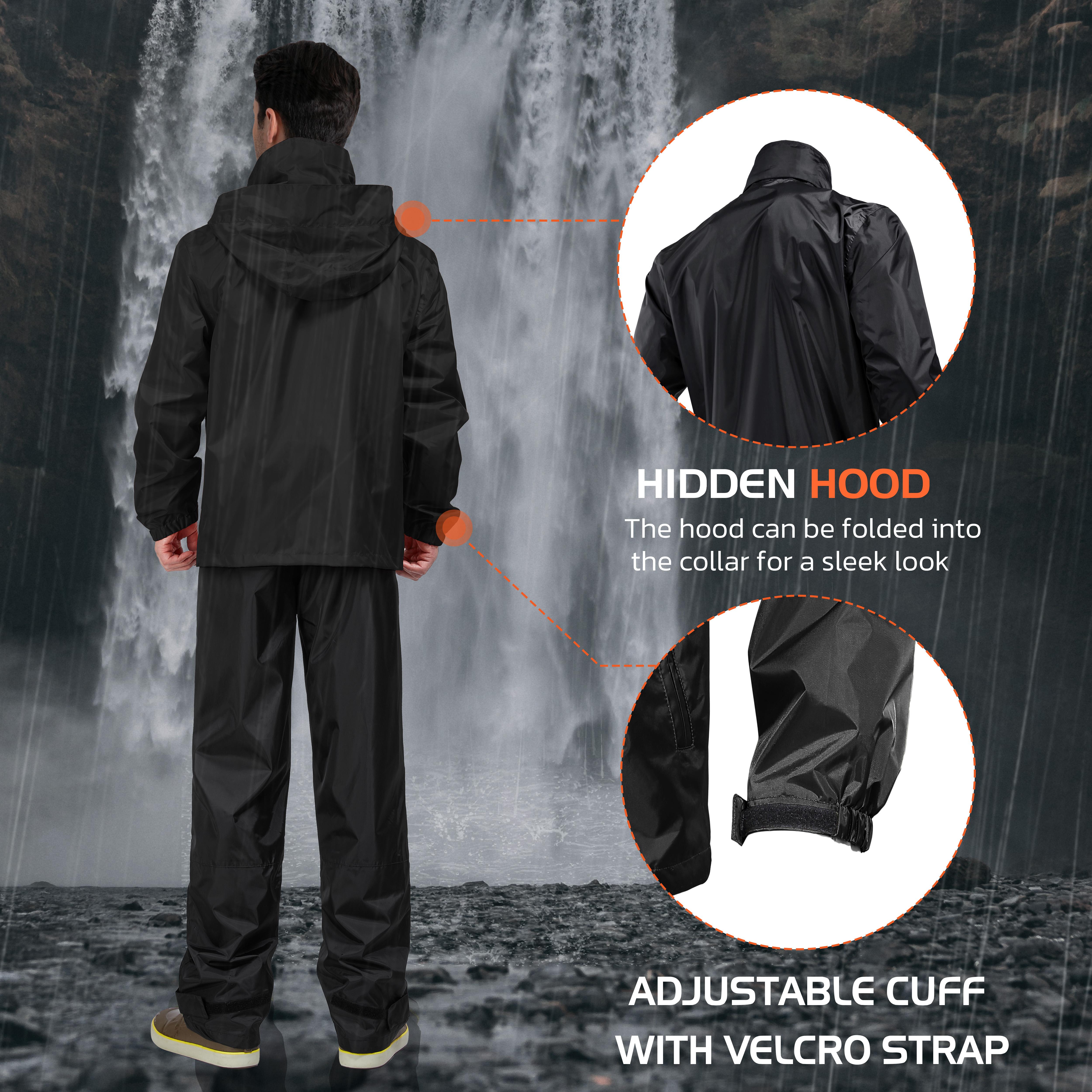 【RODEEL】Waterproof Bib Overalls Rain Suit Men Lightweight Breathable Full Zip Hooded Jacket Durable Rain Coat Weatherproof Rainwear Windbreaker For Outdoor Sports Hiking Camping Fishing Construction Roofing Landscaping Workwear, Holiday Gift 【RODEEL】Waterproof Bib Overalls Rain Suit Men Lightweight Breathable Full Zip Hooded Jacket Durable Rain Coat Weatherproof Rainwear Windbreaker For Outdoor Sports Hiking Camping Fishing Construction Roofing Landscaping Workwear, Holiday Gift