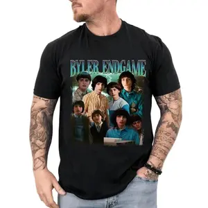 Byler Endgame T Shirt, Stranger Graphic Funny Lover Things Shirt, Movie Tee, gift for fan, for men and Women