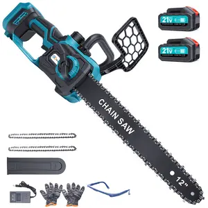 XYSD 12-in Cordless Electric Chainsaw with Cordless Convenience for Home and Garden Use,summervibes