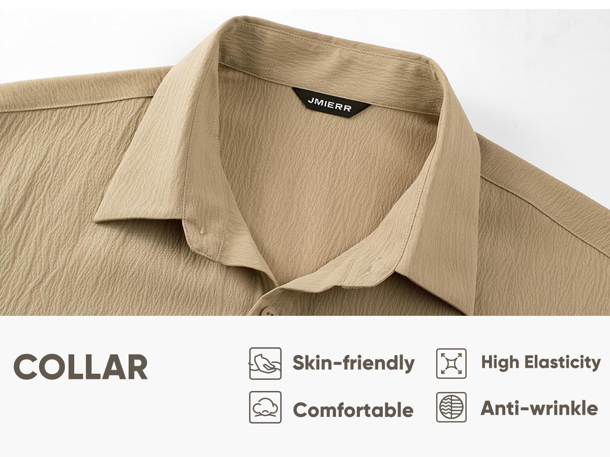 JMIERR Mens 2 Piece Short Sets Short Sleeve Shirts and Shorts Summer Beach Vacation Texture Outfits