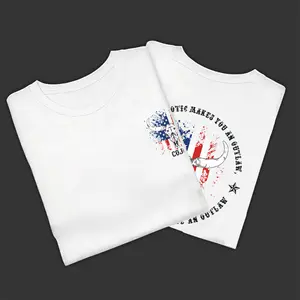 If Being Patriotic Makes Me an Outlaw shirt, For Women, For  Men, Fashion Cotton, Full Sizes,