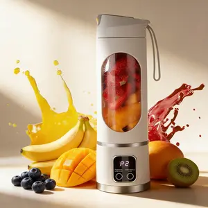 Ultimate Portable Juicer Blender – 2 in 1 Ice Crusher & Smoothie Maker, USB Rechargeable & Compact for Smoothies, Back To School & Gym, Leak Proof Design, Makes Shakes & Baby Food in Seconds Cup