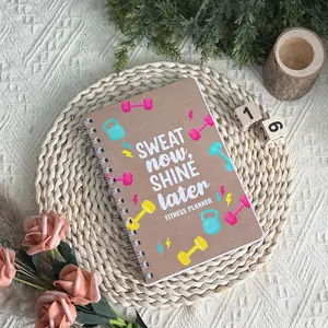 Women’s Workout Journal – Simple Fitness Planner & Workout Tracker with Stickers, A5 Size Notebook, Health & Fitness Journal2026