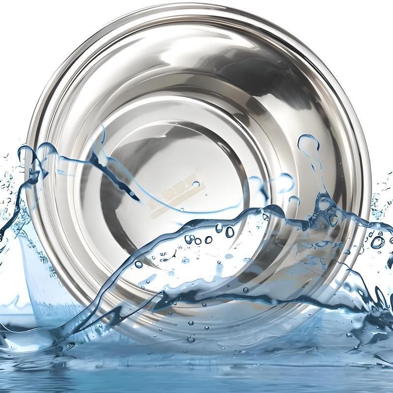 3-In-1 Stainless Steel Multi-Functional Strainer Set, Includes Basin/sieve/cutter, Ideal for Washing Rice Fruits Vegetables Kitchen Essentials