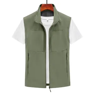 New Men’s Spring/Autumn Casual Sports Vest for Outdoor Activities, Lightweight Breathable Fishing Vest, Fashionable Design, Model M8822*
