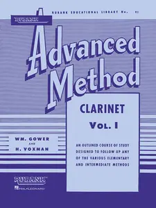 USED-Rubank Advanced Method - Clarinet Vol. 1 - Clarinet Music Book for Teachers and Students - Easy to R (Paperback)