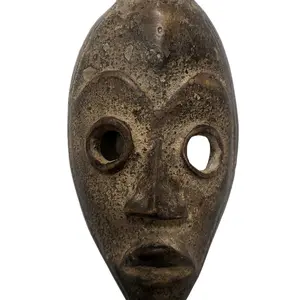Antique Dan Mask from Cote d'Ivoire Handcrafted Tribal Art Collectible Item
