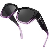 purple frame grey lens