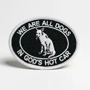 We Are All Dogs In God's Hot Car Patch