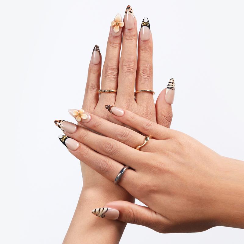 NailVesta ALMOND SHAPE COLLECTION – 100% Handcrafted 3D Press-On Nails | Reusable, Long-Lasting, Salon-Quality