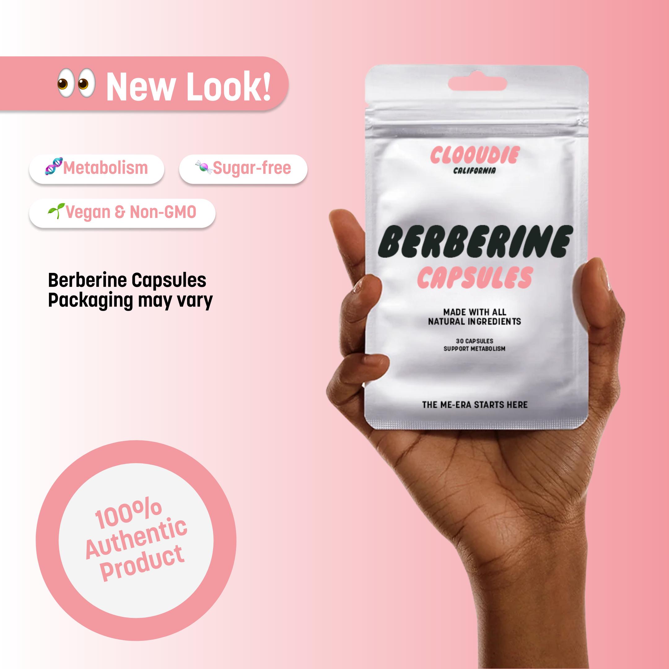 Clooudie|Berberine Capsules|Support Metabolism, Berberine, Vegan, 30 Capsules Clooudie|Berberine Capsules|Support Metabolism, Berberine, Vegan, 30 Capsules