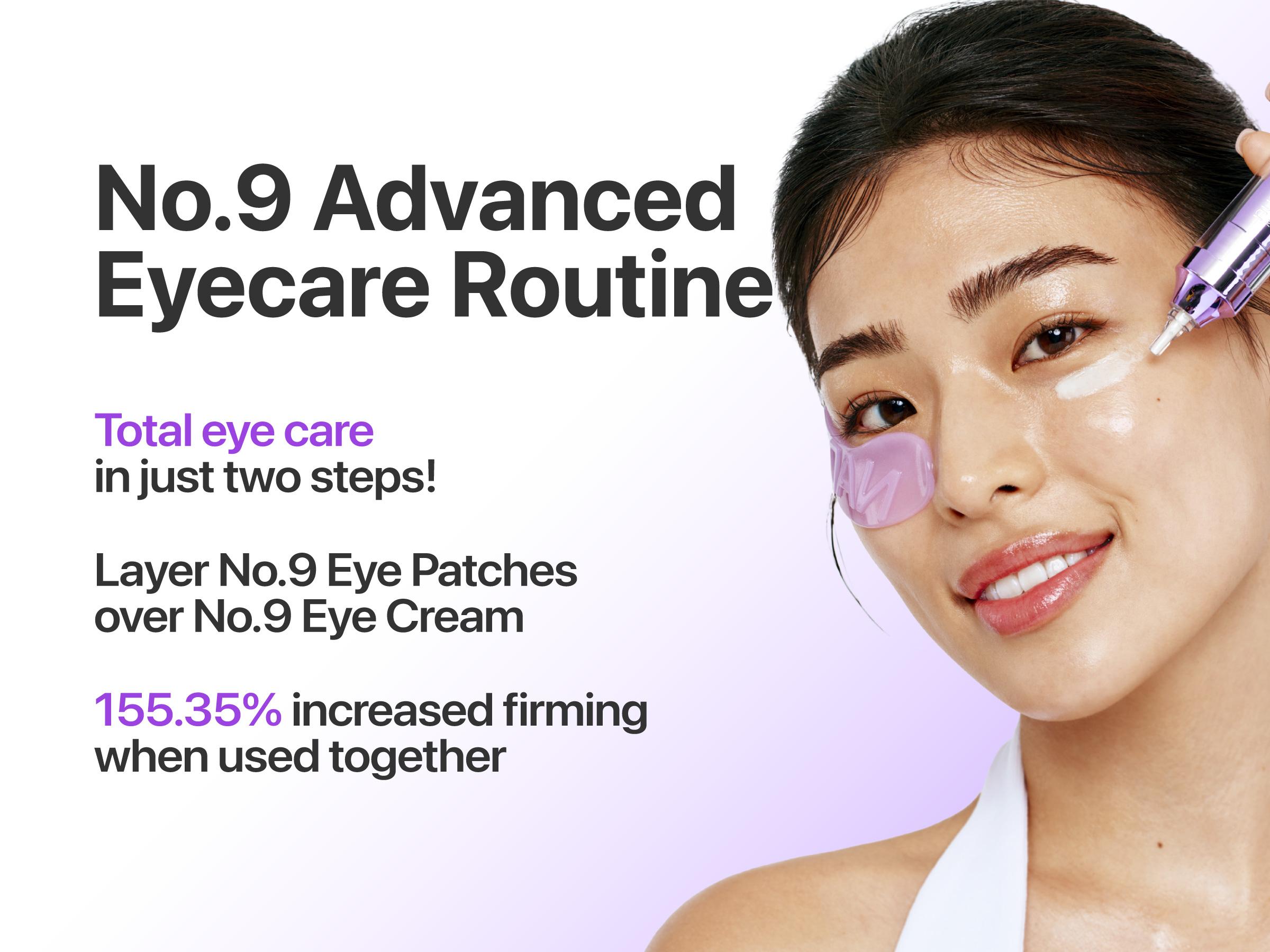 [numbuzin Official] No.9 NAD+ Eye Patches | NAD+ Collagen Under Eye Patches | Dark Circles, Cooling, Puffy Eyes, Eyebags, Wrinkles | Peptides, Caffeine, Niacinamide | Self Care, Gift | 5 Pairs, 10 Patches