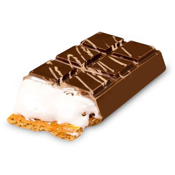 S'mores Dubai Chocolate Bar Oasis Treasures 2.6 oz Milk & White Chocolate with Marshmallow Graham Cracker & Knafeh Dessert Snack Bonbon Crunchy