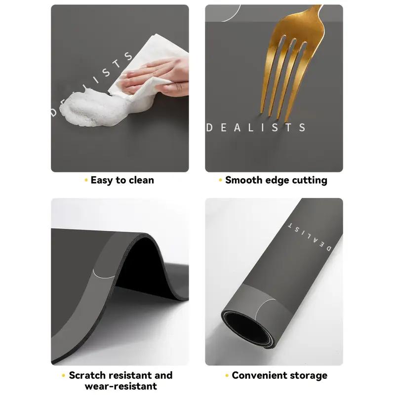 Premium Quick-Dry Bathroom Mat - Ultra-Absorbent Thin Diatomite Bath Mat-Rubber Backing Non-Slip, Machine Washable, and Mildew-Resistant Rug for Shower, Kitchen, Laundry Room,and More with Geometric Design and Easy Cleaning last-minute Valentine's present