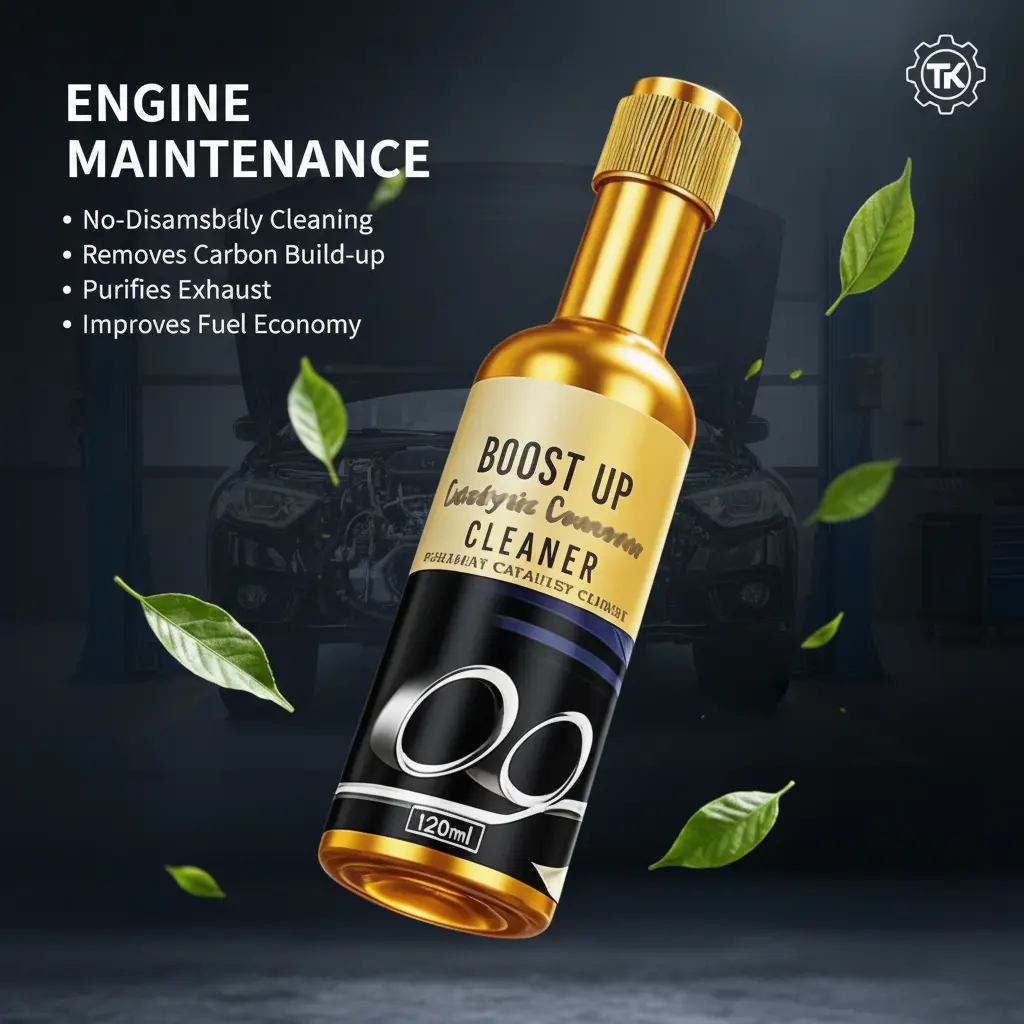 Cleaner Kit - High-Quality Car Engine Care Product for Powerful, Removal of Grease, Grime, Soot and C