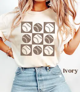 Comfort Colors Baseball Shirt For Women, Tball Mom T-Shirt, Retro Vintage Baseball Sister T-Shirt, Baseball Mama Shirt, Game Day Tshirt, Trendy Baseball Gift