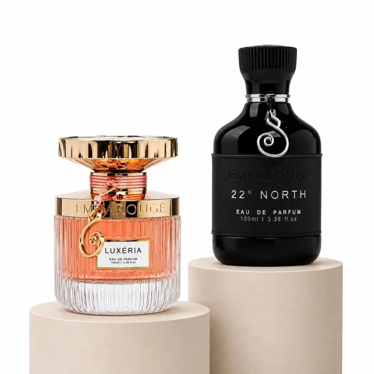 Embarouge Power Couple | Eau de Parfum 100ml x 2 | Him & Her Fragrance Set | Floral • Woody • Amber | Long Lasting • Perfect Gift
