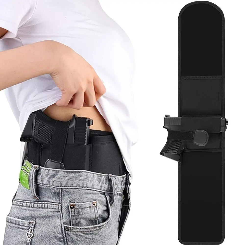 Men's Leather Belt Waist Holster with Magazine Pouch - Quick Draw, Soft Breathable Universal Pocket Carry Holster for Adult Handguns & Revolvers, Outdoor Carry Use, Tactical Equipment, Adults, Universal Design, Belt-Worn Holster Keeps Gear Close