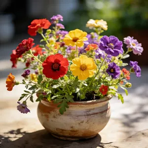 10,000 Portulaca Seeds - Double-flowered Moss Rose Annual Perennial Flower Seeds for Planting Outdoors Non GMO Mixed Colors Large Blooms Attract Pollinators Easy to Grow All Seasons