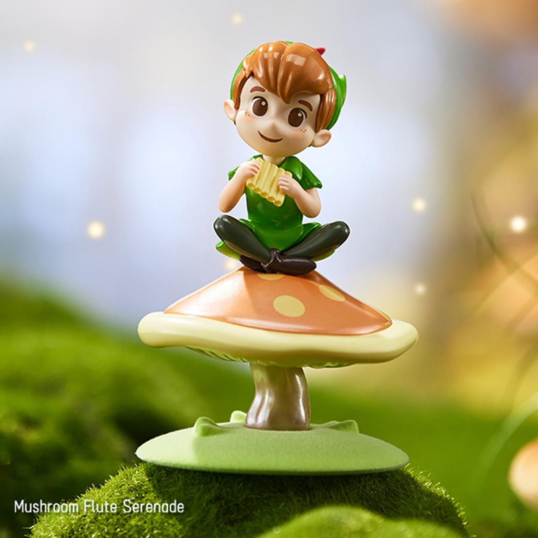 Disney Peter Pan Lost Treasure Collection Functional Surprise Box Figure Neverland Firefly Design Cute Ornaments & Practical Holiday Vibe Desk Accessories Night Light Gift for Peter Pan Fans Ideal for Room Display