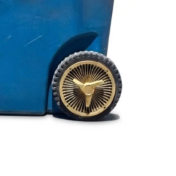 Outdoor Dustbin 3-Prong Rims, Home Care Supply Bins for Waste & Recycling