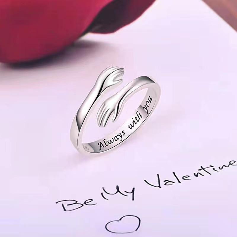 Hug Ring For My Daughter - A Symbol of Love and Protection Embrace Ring