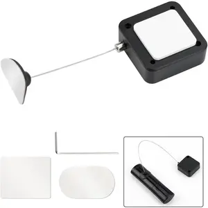 2 Pcs Retractable 78inch Remote Control Cable Tether Lock with Adjustable Locking Leash Length Clasp,Remote Control Security Lanyard Lock for TV Remote Control,Gaming Controller,Tablets Showroom