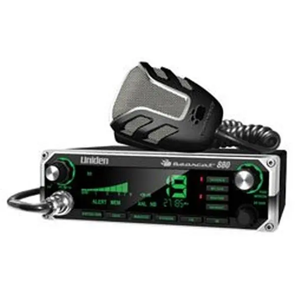 Uniden Bearcat 880 Portable CB Radio Unit - 40 CB Channels, Enhanced Audio Functionality, NOAA Weather Access, Amps, iPhone Support, MP3 Player Compatibility, Panavise 705 Holder Fit, Tipper Base Compatibility