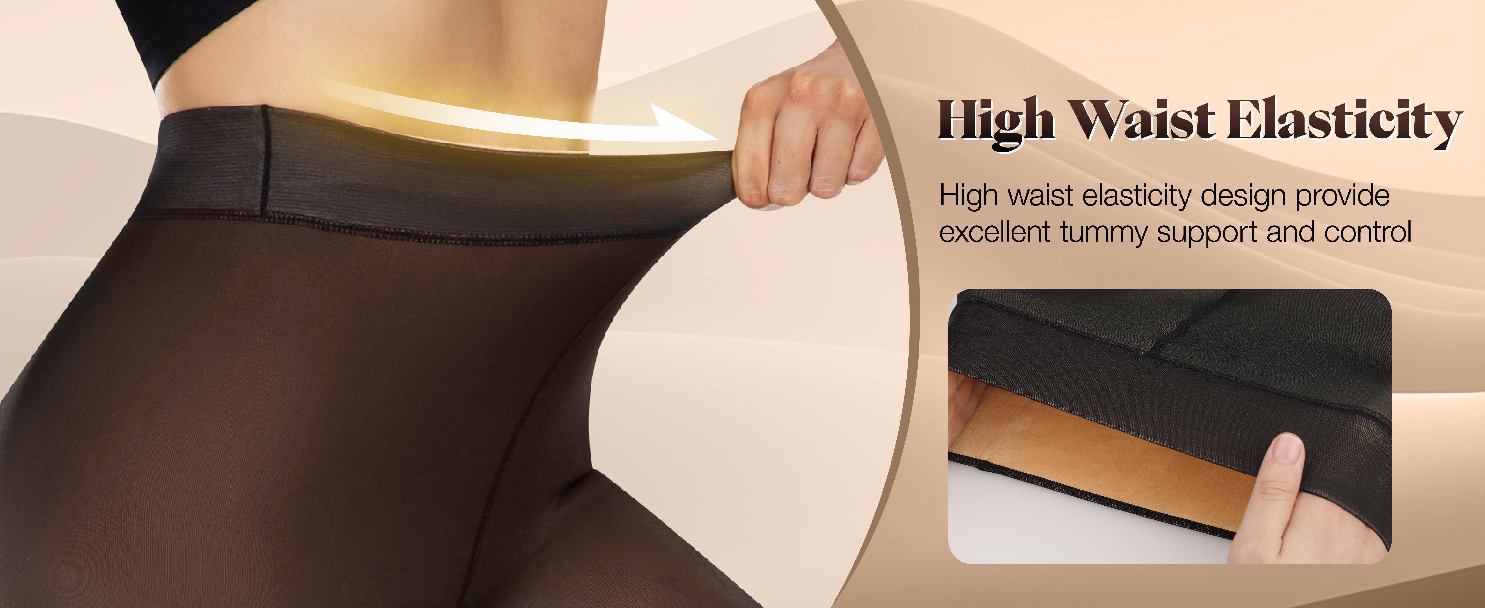 Magic Fleece Lined Leggings Warm 95% Down 200G Tights for Women Sizes S-3XL Breathable Skin Friendly Perfect for Everyday Wear