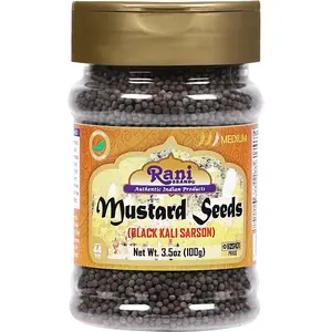 Rani Black Mustard Seeds Whole {10 Sizes Available}