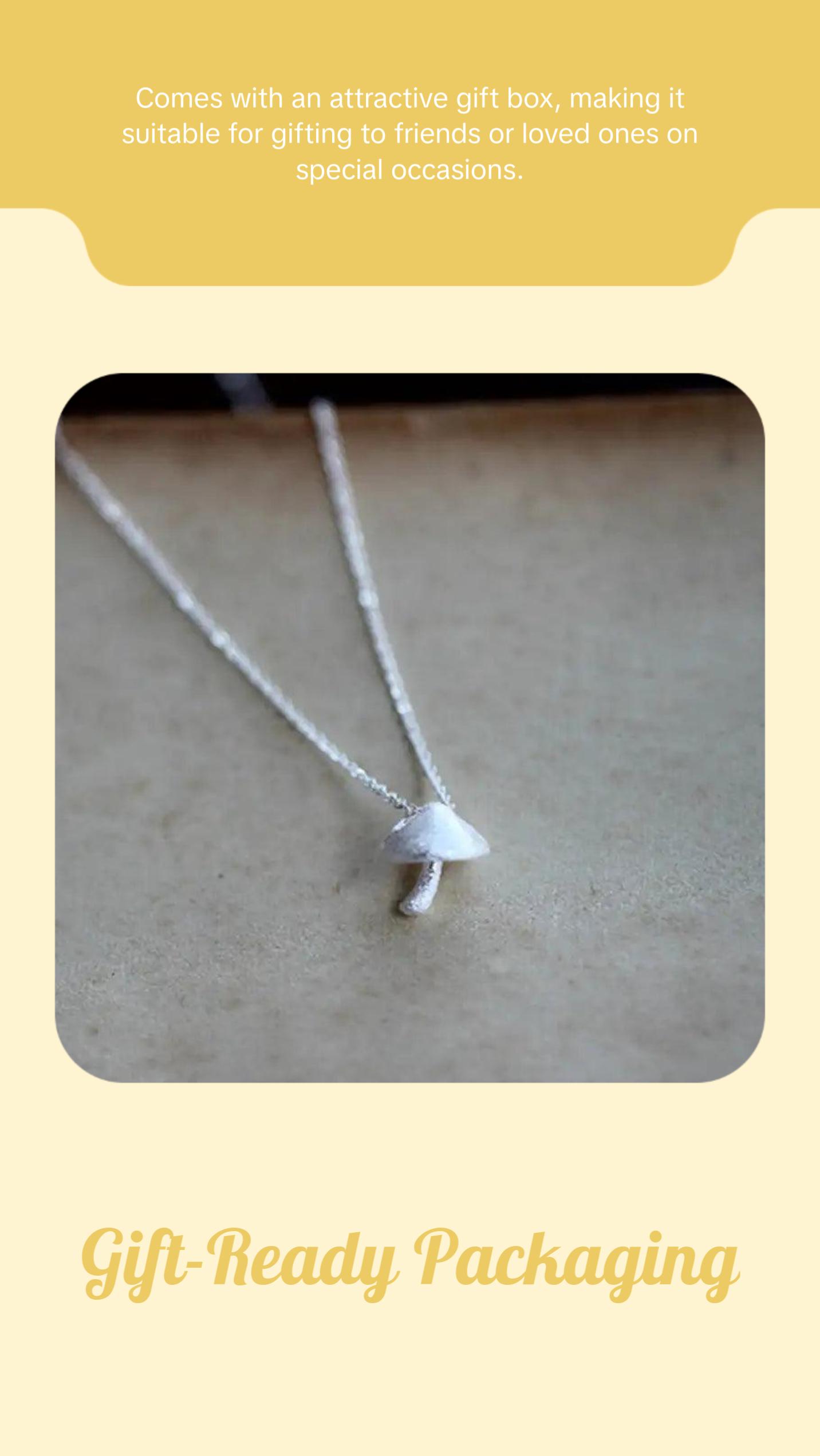 Mushroom Necklace