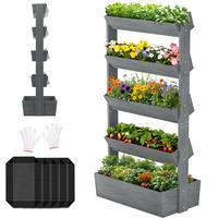 5 Tier (18 x 30 x 67in)-Gray Upgraded