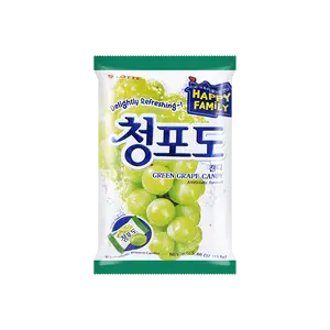 LOTTE Korea Green Grape Candy 153g - Authentic Korean Sweet Chewy Snack