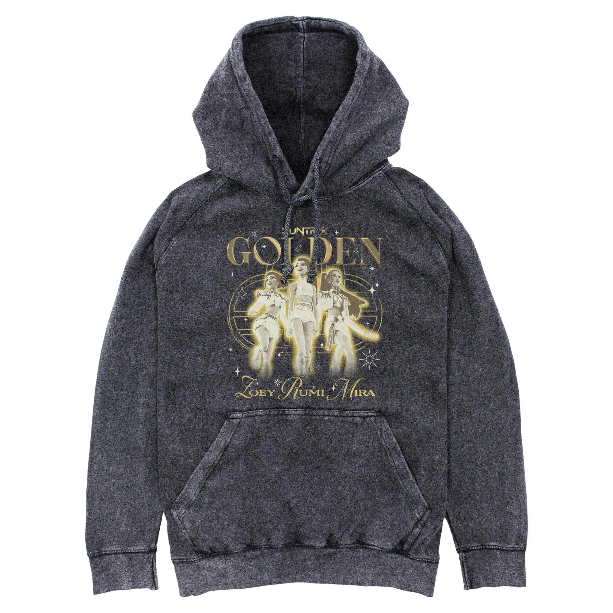 Men's KPop Demon Hunters Huntrix The Golden Girls Graphic Pullover Hoodie, Menswear Casual Long Sleeve Lightweight Top, Sweatshirts