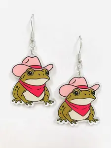 Cowboy Frog earrings