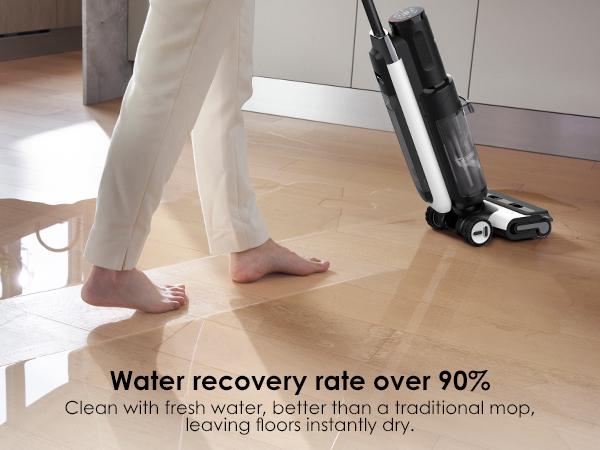 TINECO FLOOR ONE SWITCH S7 Smart Multi-Function Cleaner, Suitable for Whole-house Cleaning, Self-Cleaning, Extended Battery Lifespan, ZeroTangle Brush, Dual-Edge Cleaning, Safe for Children and Pets