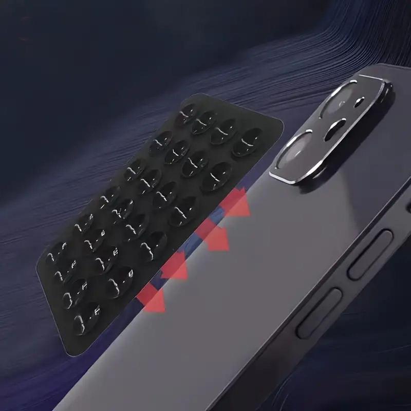 2PCS Phone Silicone Suction Cups,  Phone Case Mount Hands-Free Sticky Cell Phone Grip, Mobile Fidget Mirror Holder for Selfies and Videos