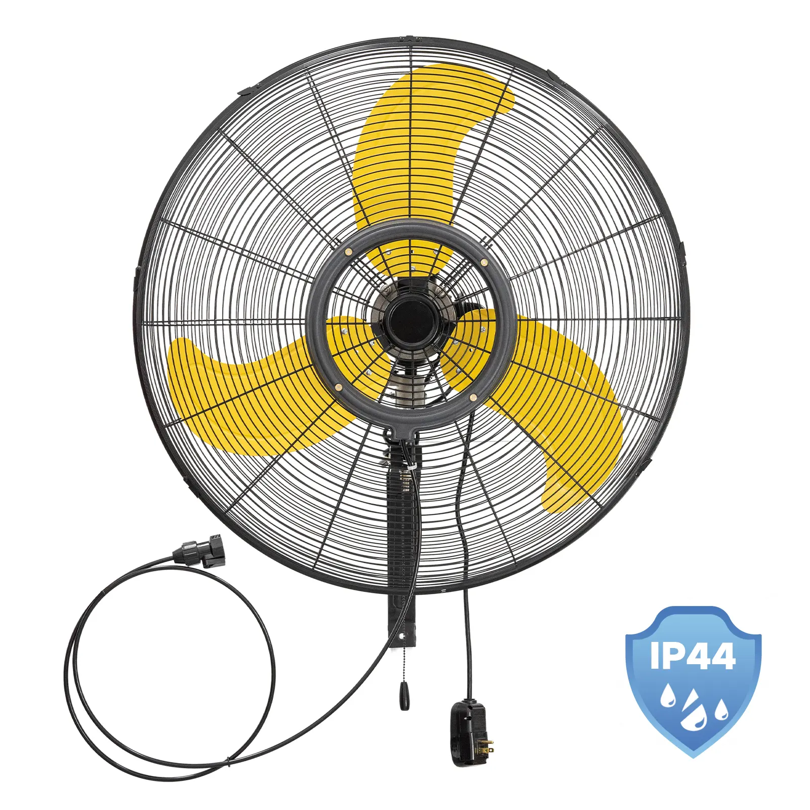 9300 CFM 30" Outdoor Wall Mount Misting Fans, High Velocity 3-Speed Waterproof Professional Oscillating Wall Fan, Heavy Duty Industrial Fan for Commercial, Garage, Warehouse, UL Listed